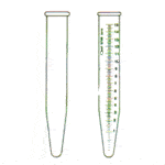 Tubo para centrífuga, cônico, com orla