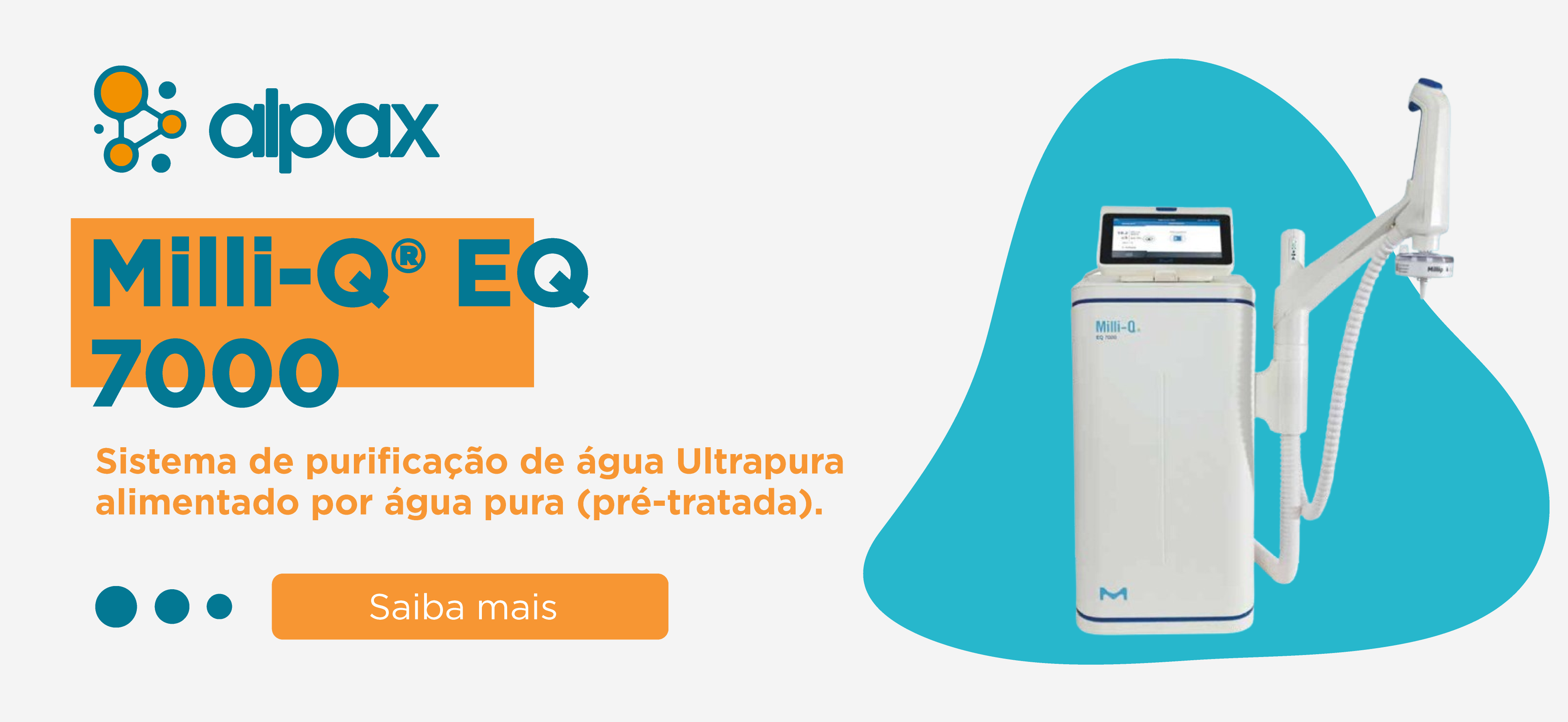 Milli-Q® EQ 7000 Sistema de purificação de água Ultrapura